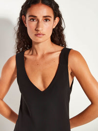Ingrid Slip (Luxe Suiting) Black