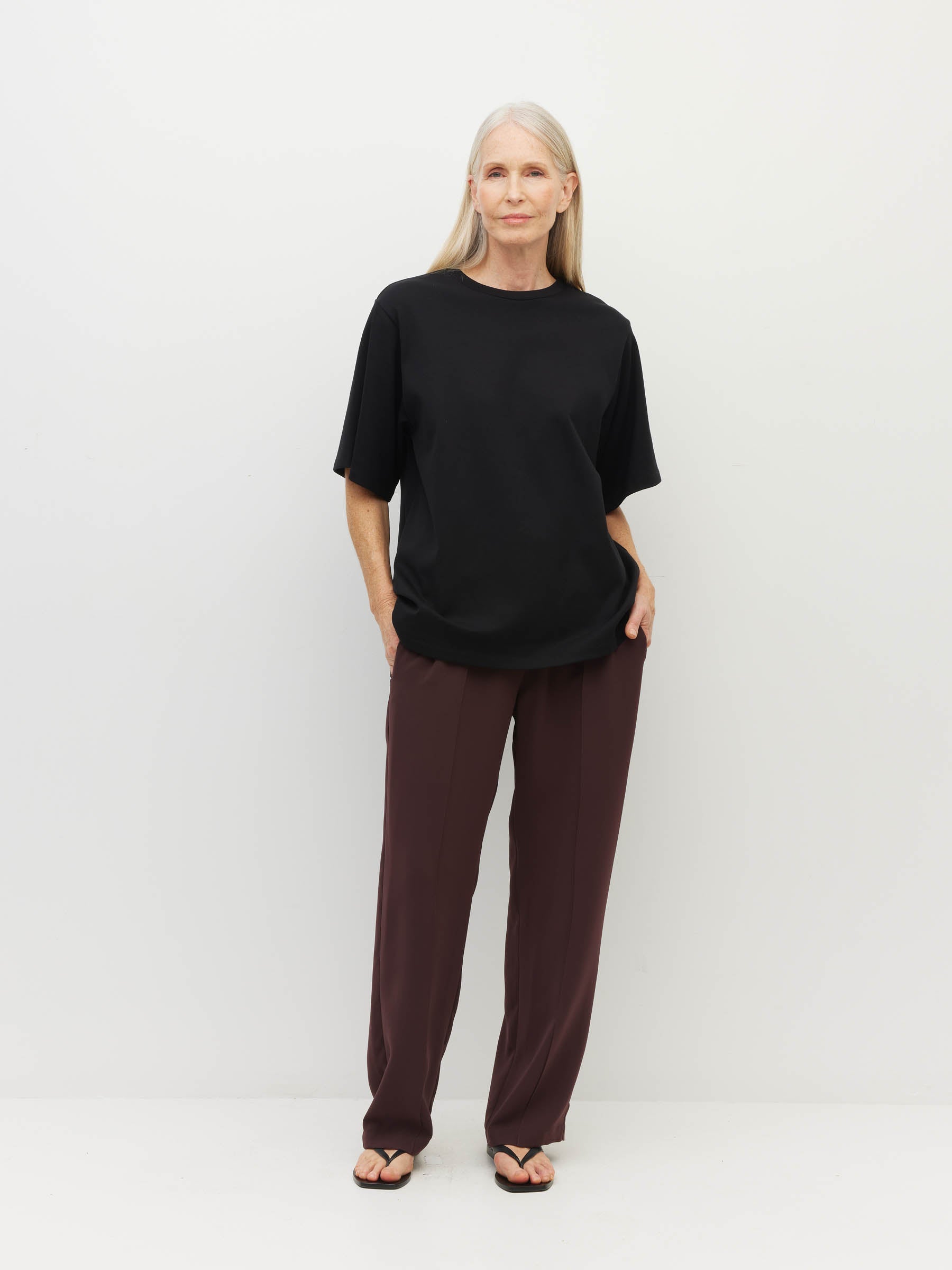 Travel Pant (Luxe Suiting) Chestnut
