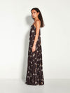 Betty Pleat Dress (Moonflower Twill) Golden