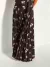 Betty Pleat Dress (Moonflower Twill) Golden