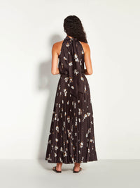 Evelyn Pleat Skirt (Moonflower Twill) Golden