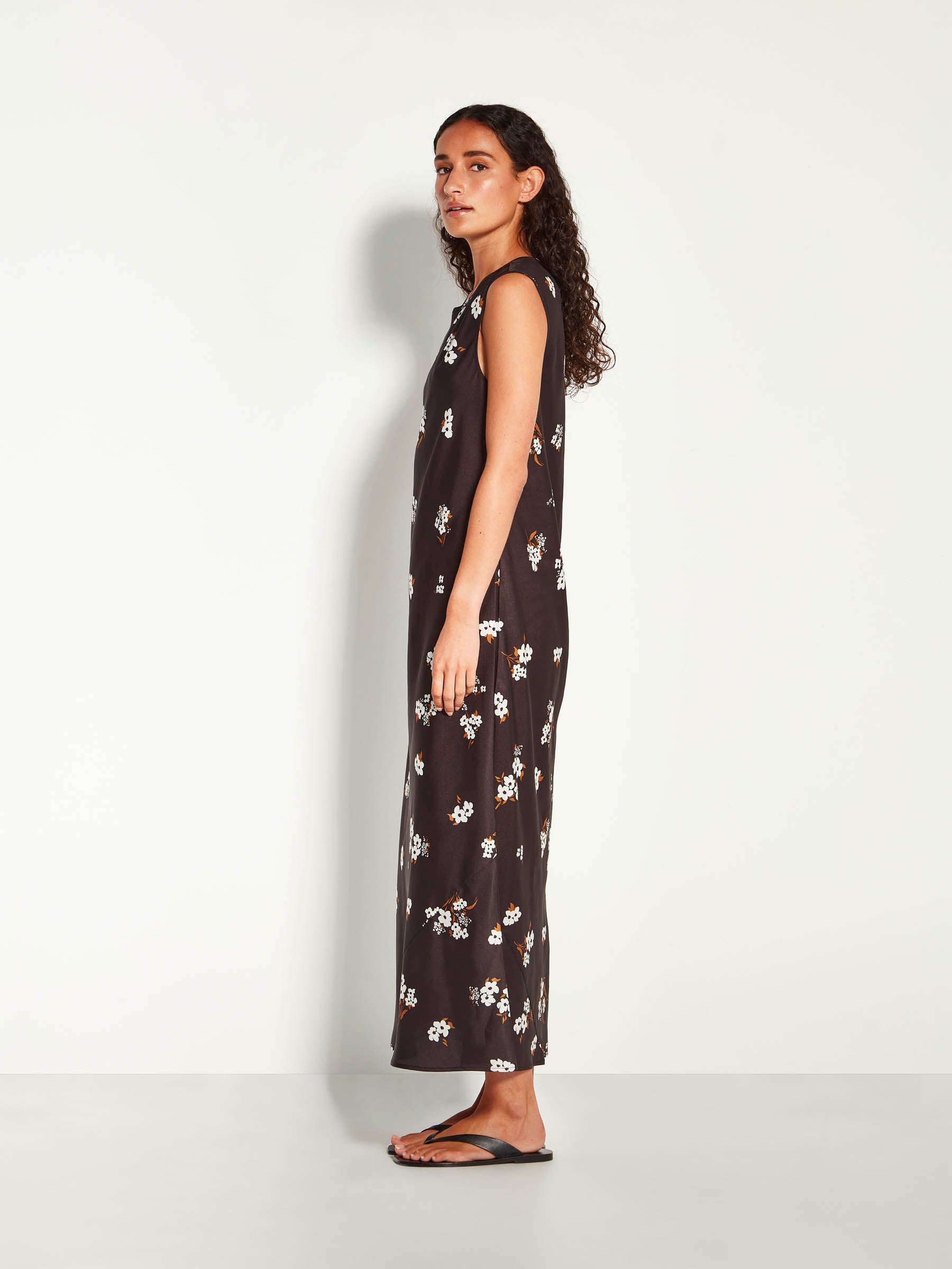 Fran Dress (Moonflower Twill) Golden