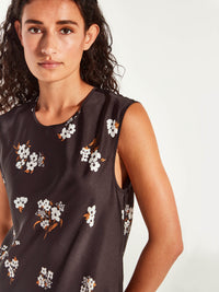 Fran Dress (Moonflower Twill) Golden