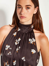 Hera Dress (Moonflower Twill) Golden
