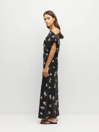 Monaco Dress (Moonflower Twill) Golden