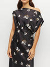 Monaco Dress (Moonflower Twill) Golden