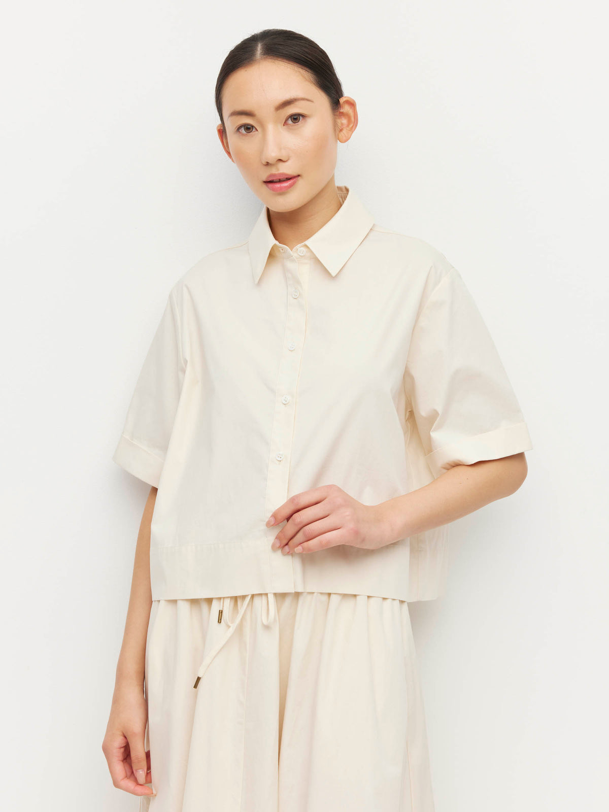 Everly Shirt (Organic Cotton) Parchment