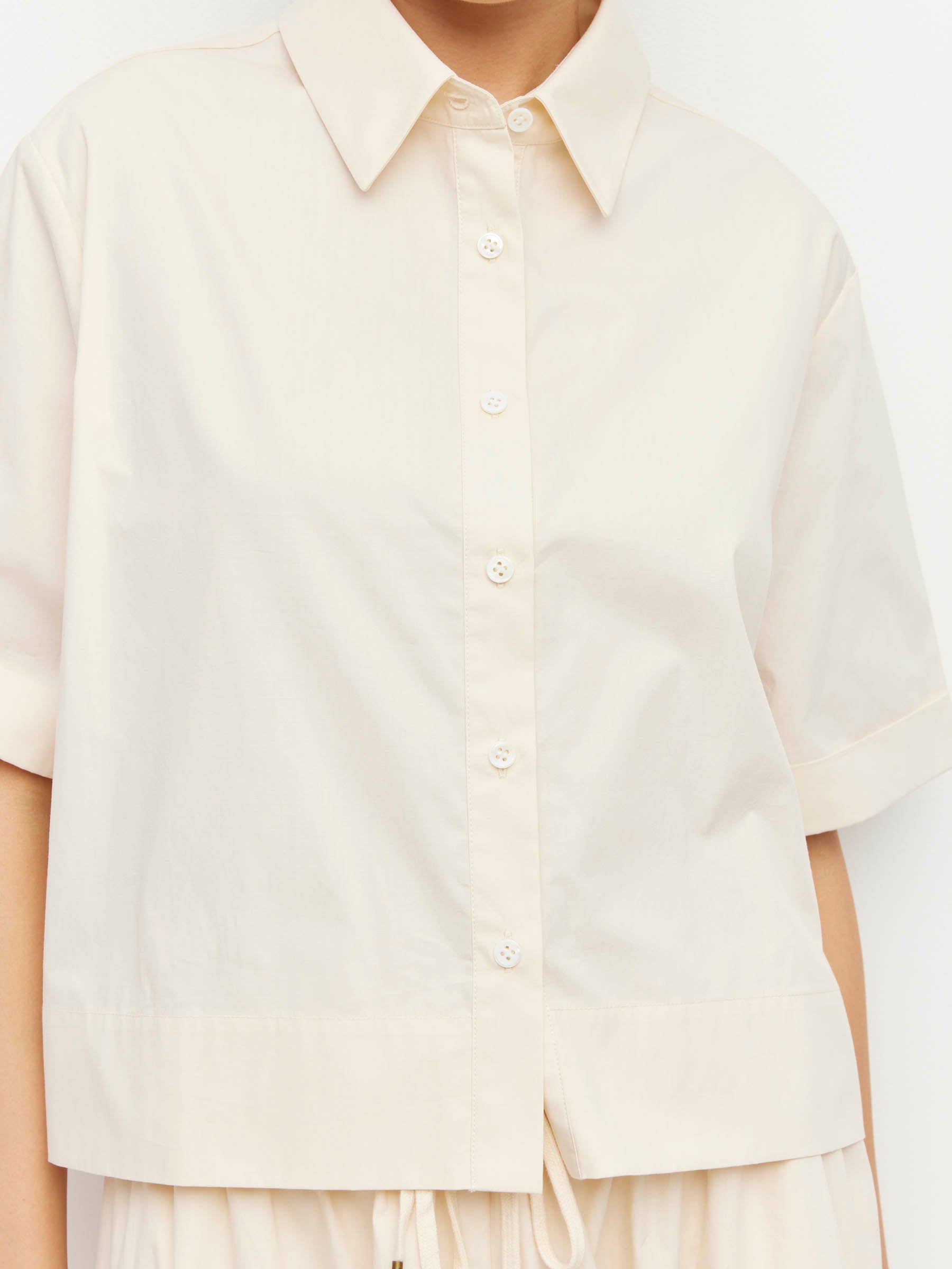 Everly Shirt (Organic Cotton) Parchment