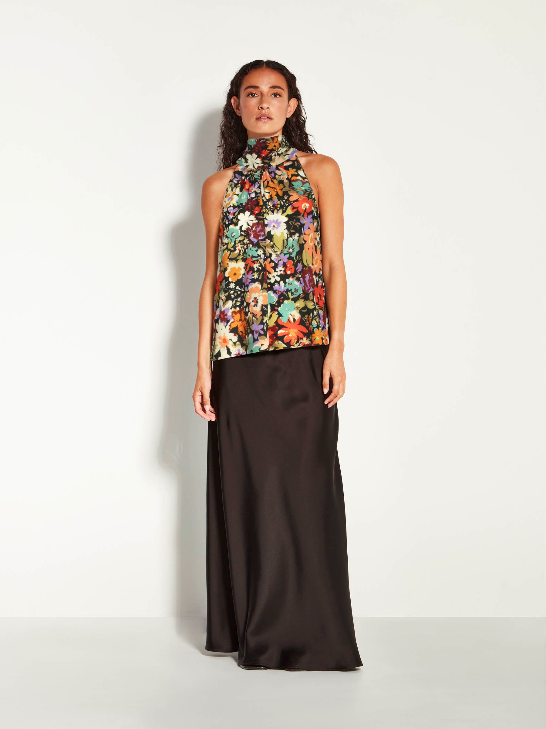 Zelda Blouse (Petal Parade Silk CDC) Ember – Juliette Hogan