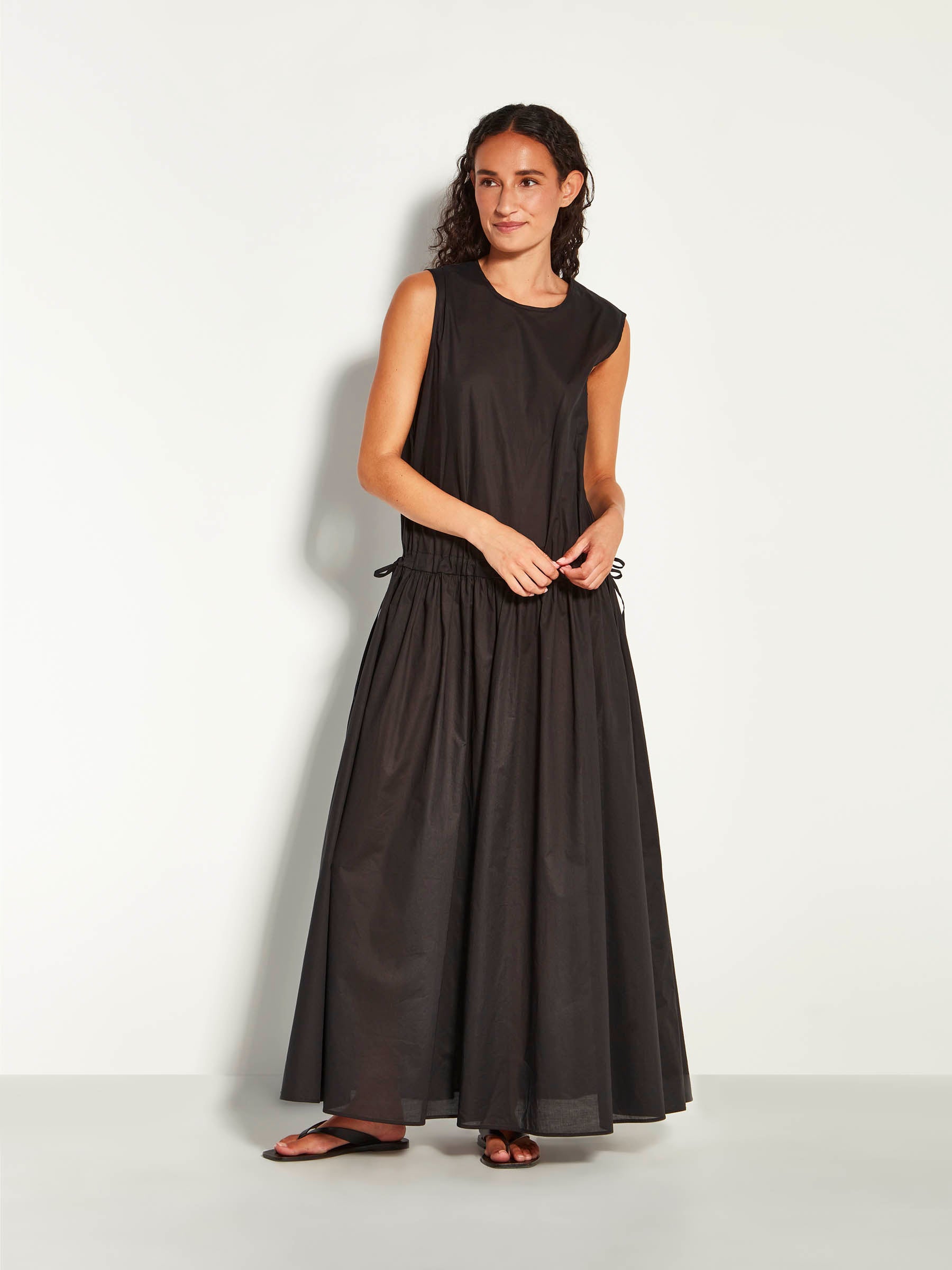 Romi Dress (Resort Cotton) Black