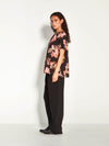 Dina Top (Ruffled Tulips Silk CDC) Shadow