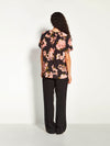Dina Top (Ruffled Tulips Silk CDC) Shadow