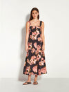Emile Dress (Ruffled Tulips Cotton) Shadow