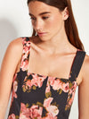 Emile Dress (Ruffled Tulips Cotton) Shadow