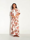 Everly Shirt (Ruffled Tulips Cotton) Glow