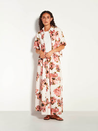 Everly Shirt (Ruffled Tulips Cotton) Glow
