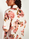 Everly Shirt (Ruffled Tulips Cotton) Glow