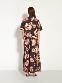 Everly Shirt (Ruffled Tulips Cotton) Shadow