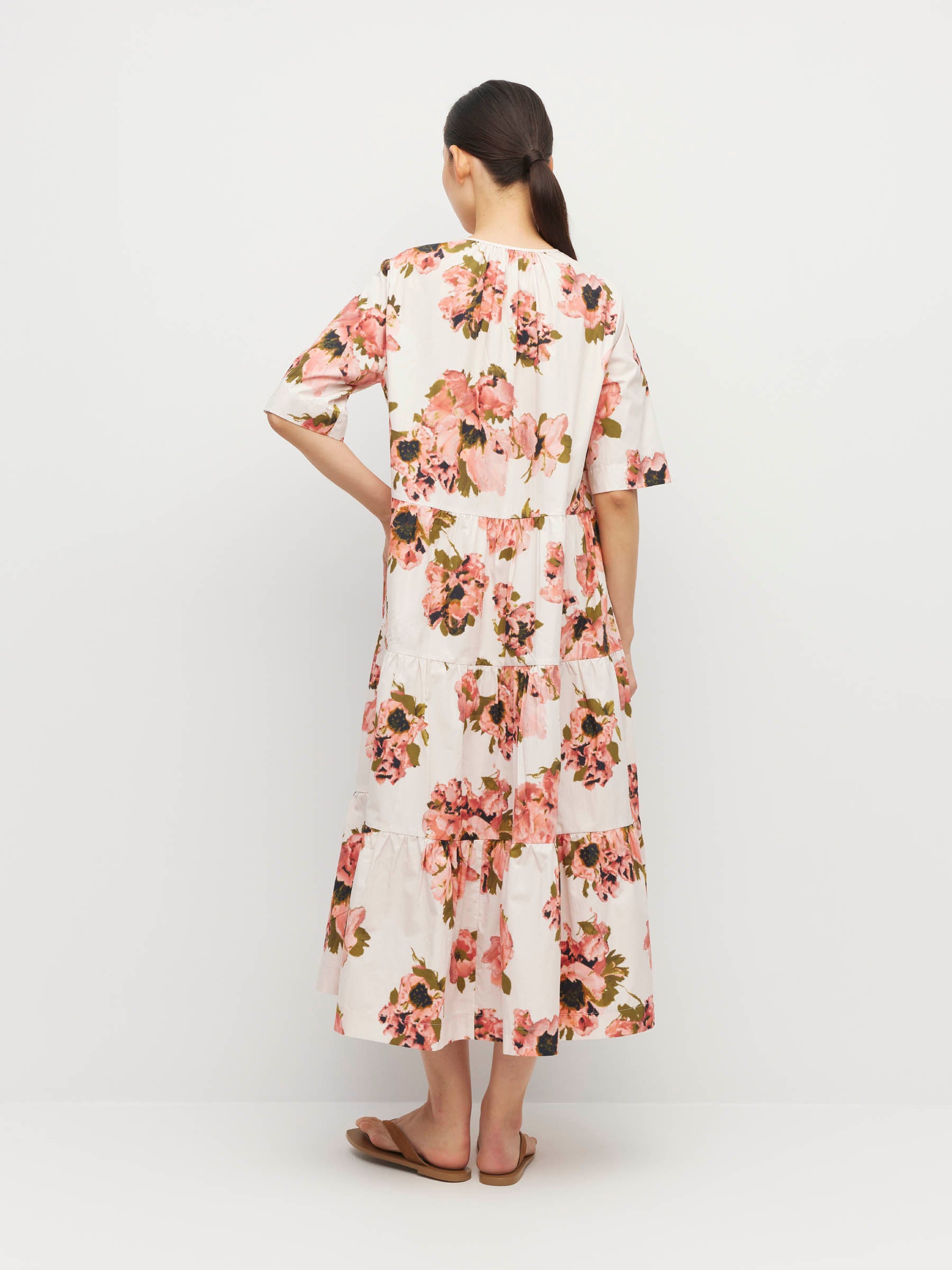 Forever Tunic (Ruffled Tulips Cotton) Glow