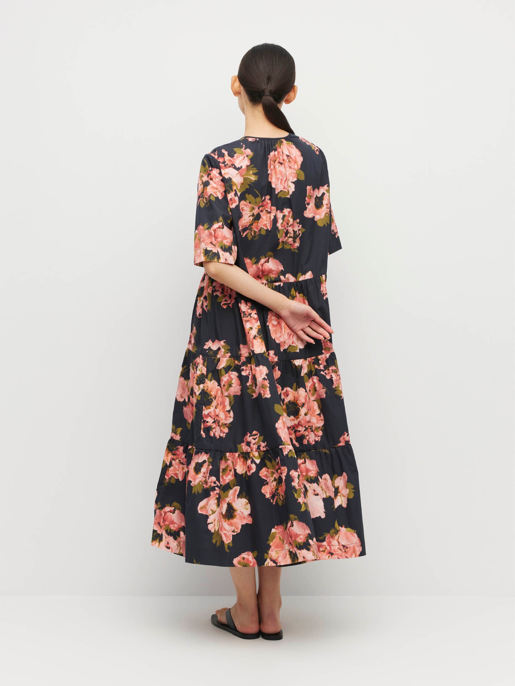 Forever Tunic (Ruffled Tulips Cotton) Shadow