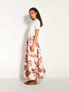 Kev Skirt (Ruffled Tulips Cotton) Glow