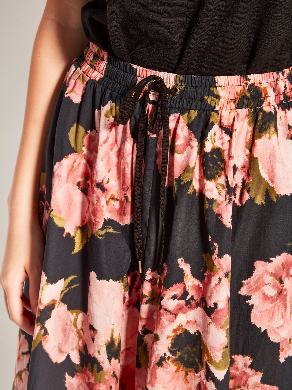 Kev Skirt (Ruffled Tulips Cotton) Shadow
