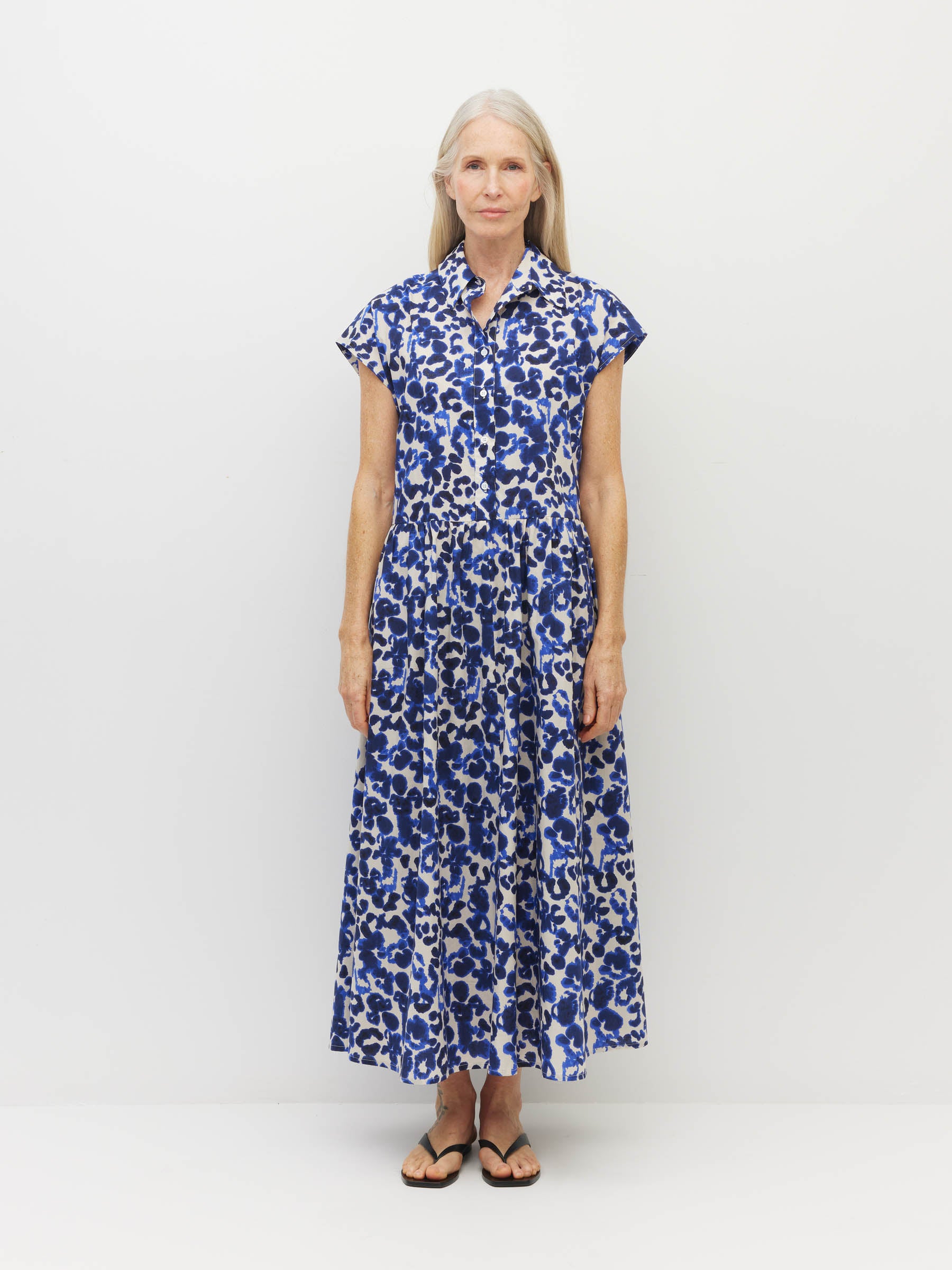 Lenni Dress (Shadowcat Cotton) Inky