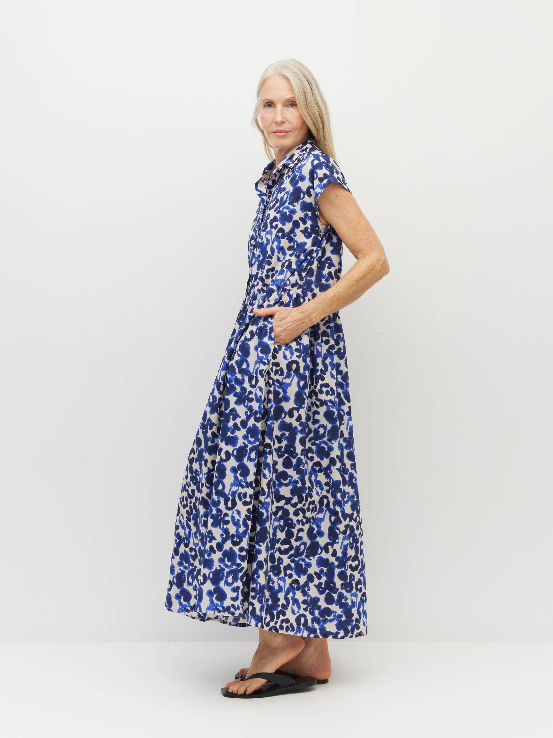 Lenni Dress (Shadowcat Cotton) Inky
