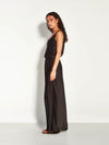 Arielle Skirt (Slinky Satin) Black
