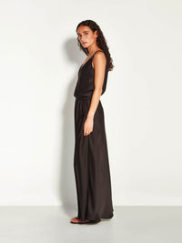 Arielle Skirt (Slinky Satin) Black