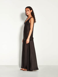 Ingrid Cami (Slinky Satin) Black