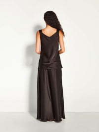 Ingrid Cami (Slinky Satin) Black