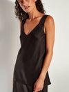 Ingrid Cami (Slinky Satin) Black