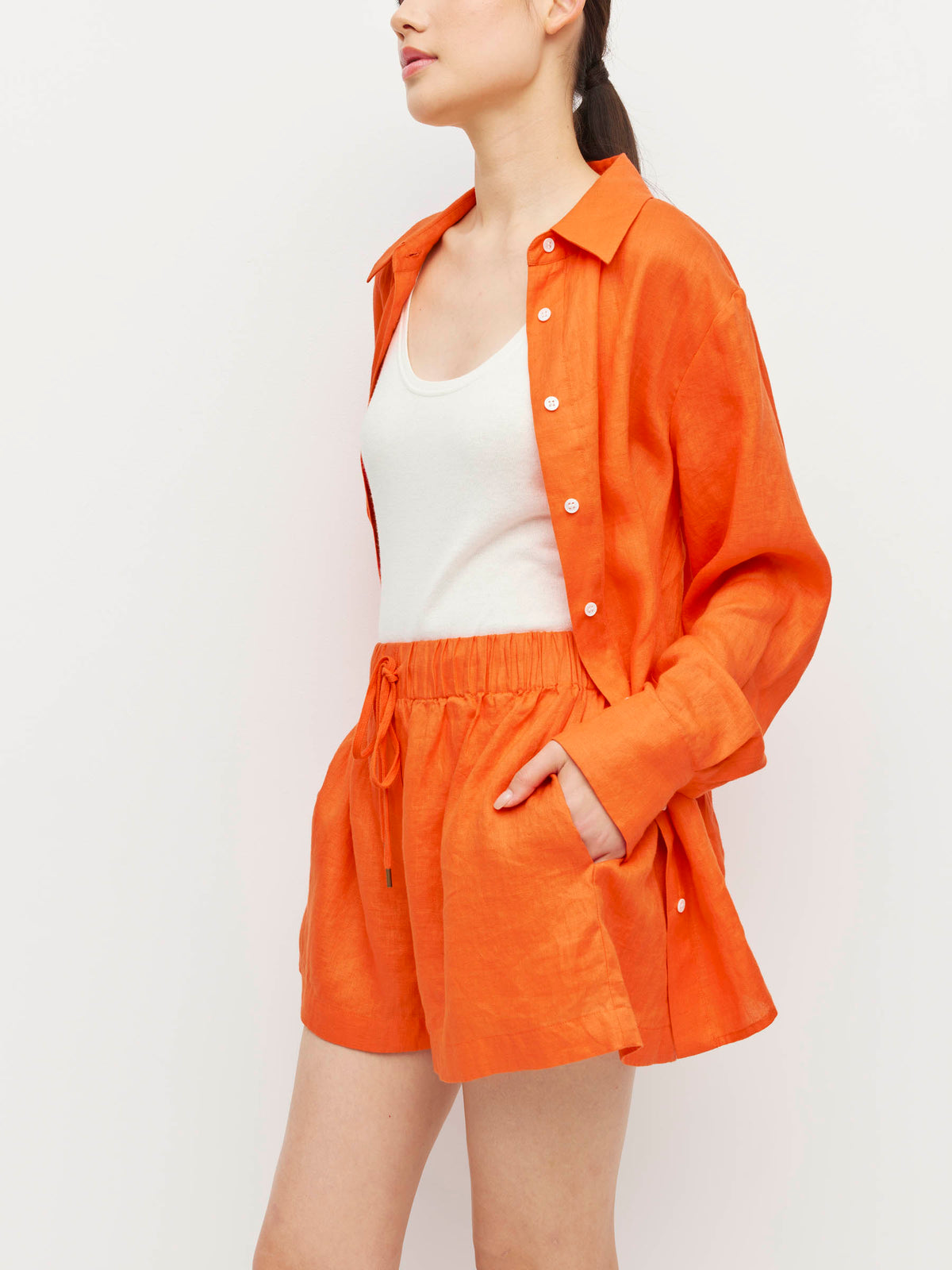 Robin Short (Soft Linen) Poppy
