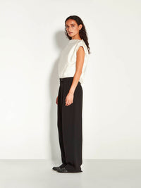 Monaco Top (Sculptural Satin) Antique Pearl