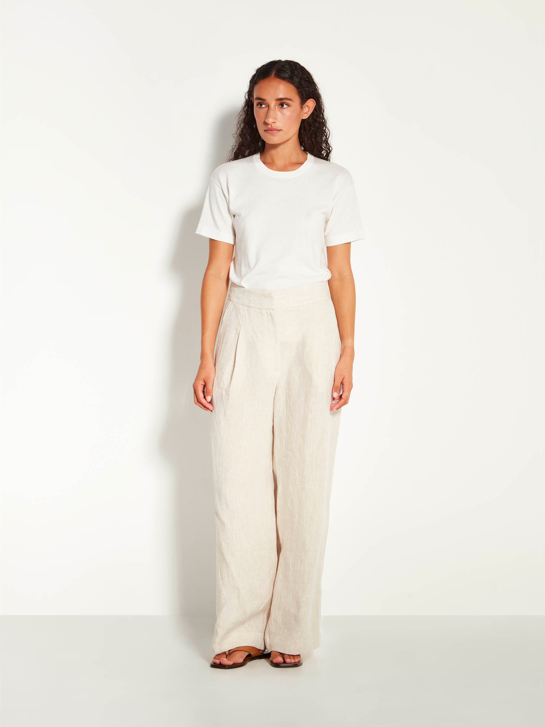Sophie Trouser (Vintage Linen) Natural – Juliette Hogan