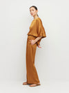 Koa Trouser (Crepe Sheen) Tobacco
