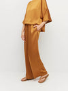 Koa Trouser (Crepe Sheen) Tobacco