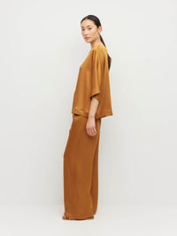 Nami T (Crepe Sheen) Tobacco