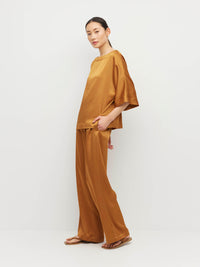 Nami T (Crepe Sheen) Tobacco