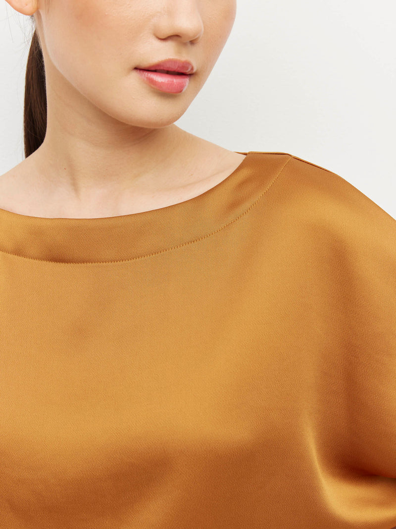Nami T (Crepe Sheen) Tobacco