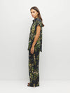 Eleanor Shirt (Dark Garland Cotton) Painted Petals