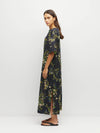 Kiko Dress (Dark Garland Cotton) Painted Petals