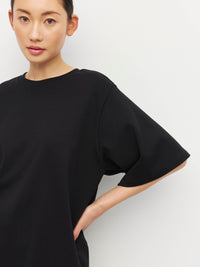 Boyfriend T (Form Cotton Knit) Black
