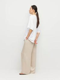 Boyfriend T (Knit Cotton) White