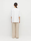 Boyfriend T (Form Cotton Knit) White