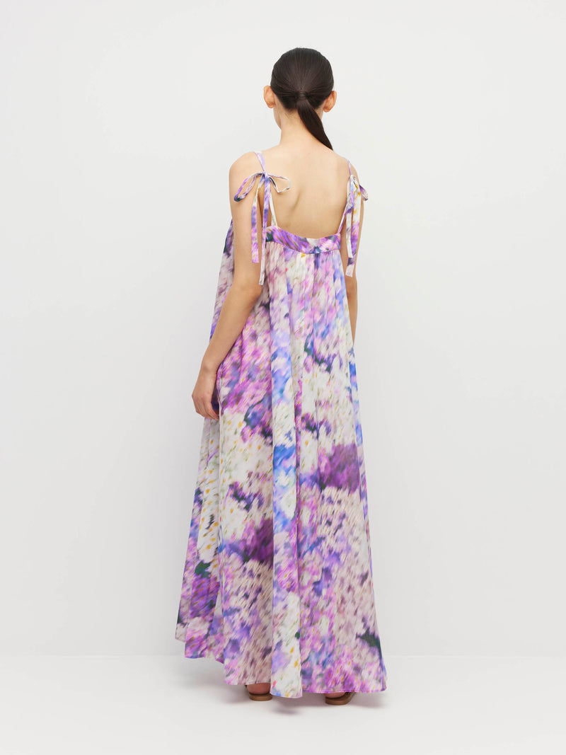 Emmeline Dress (Lavender Mist Cotton) Aster