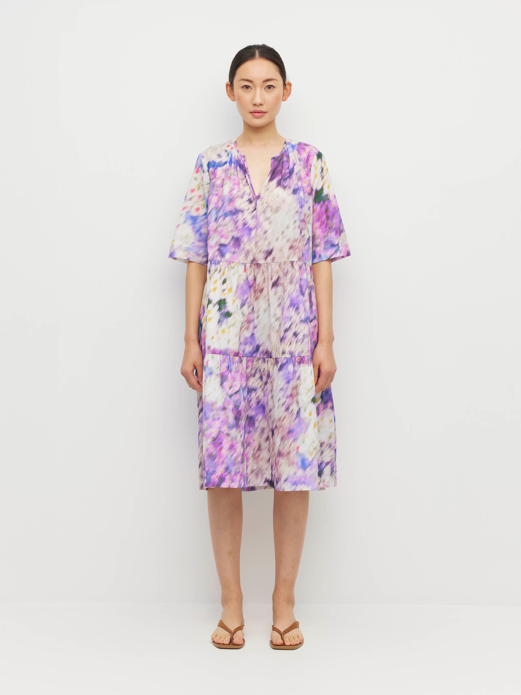 Field Tunic (Lavender Mist Cotton) Aster