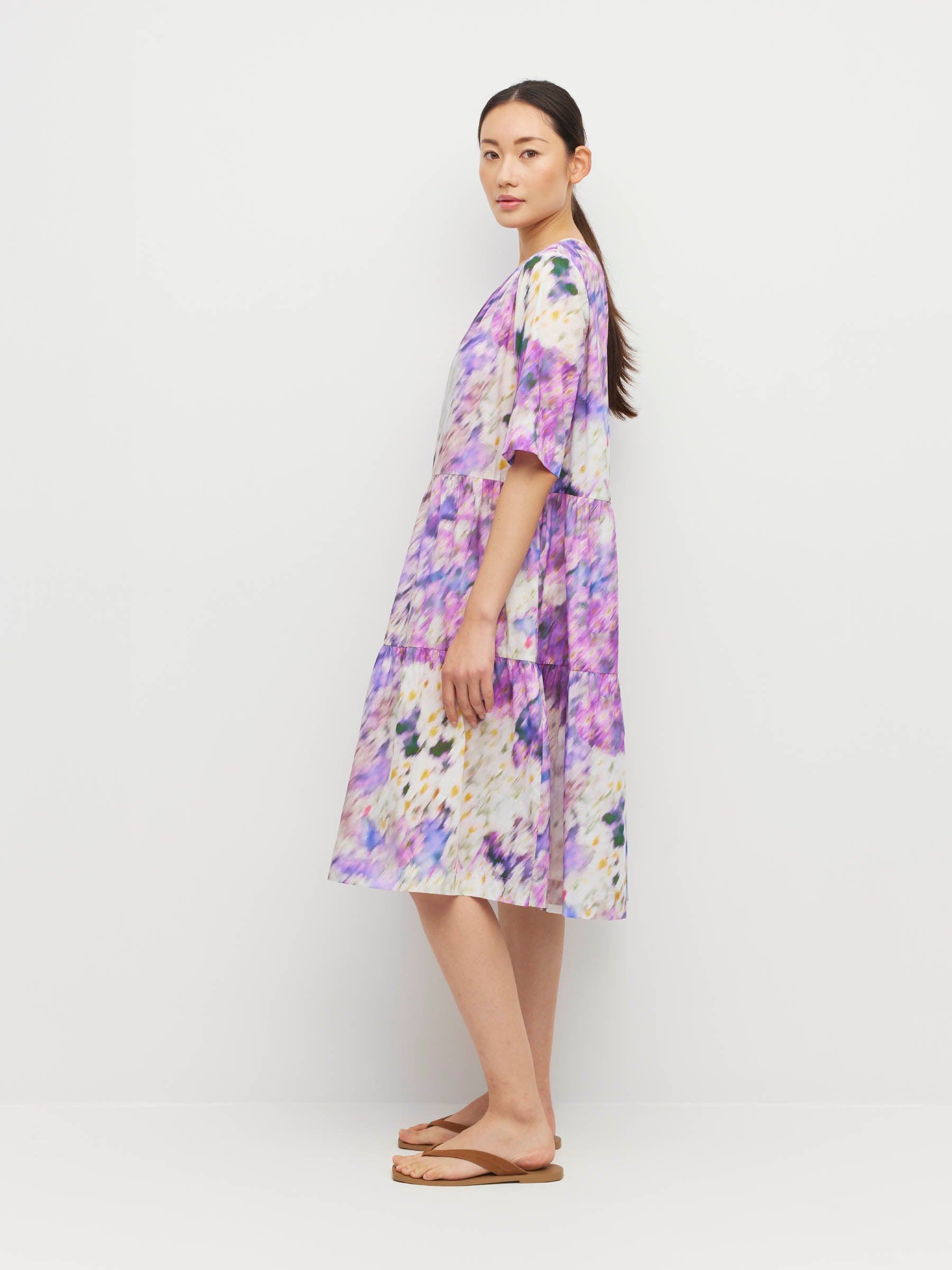 Field Tunic (Lavender Mist Cotton) Aster