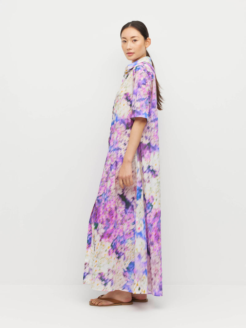 Isle Shirtdress (Lavender Mist Cotton) Aster